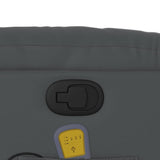 Fauteuil de massage inclinable Gris Similicuir