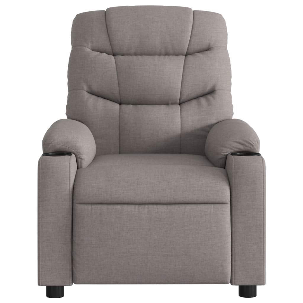 Fauteuil inclinable Taupe Tissu