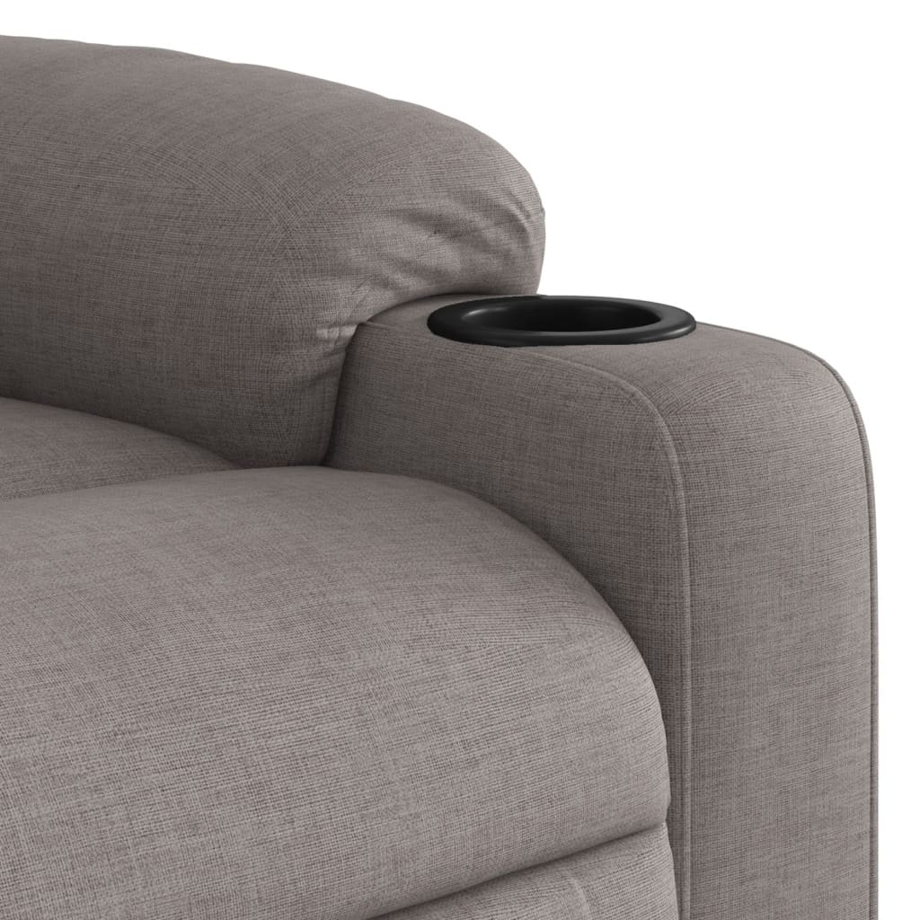 Fauteuil inclinable Taupe Tissu