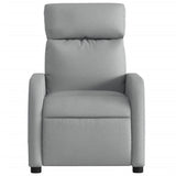 Fauteuil inclinable Gris clair Tissu