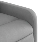 Fauteuil inclinable Gris clair Tissu