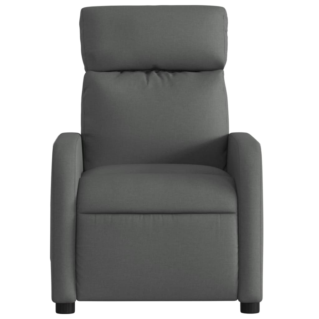 Fauteuil inclinable Gris foncé Tissu