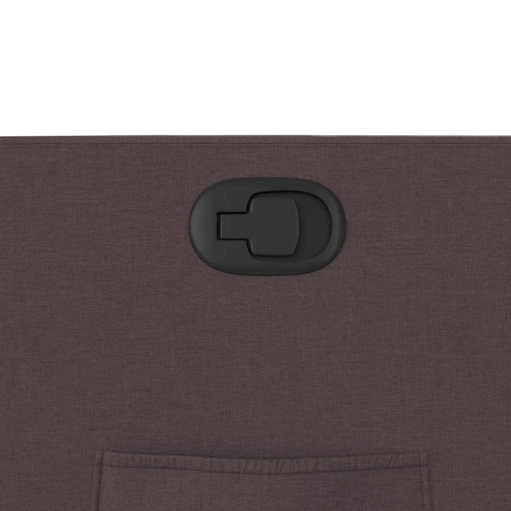 Fauteuil inclinable Marron foncé Tissu