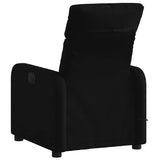 Fauteuil de massage inclinable Noir Tissu