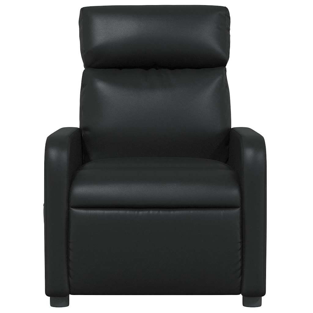 Fauteuil inclinable Noir Similicuir