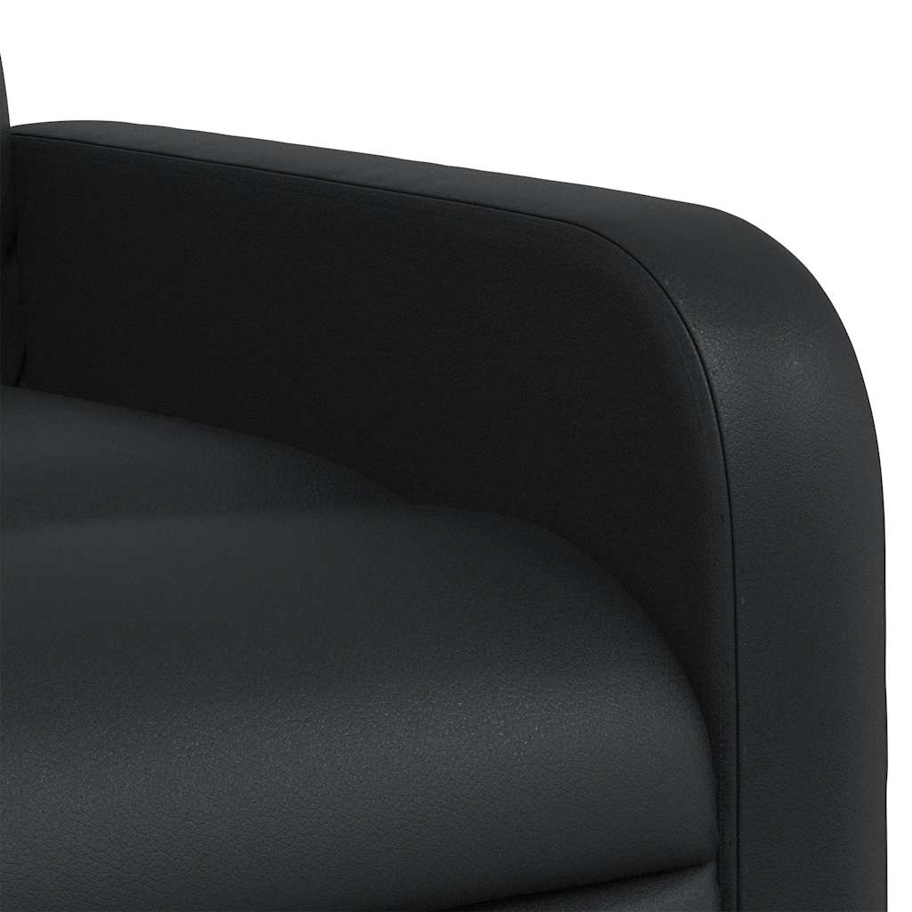 Fauteuil inclinable Noir Similicuir