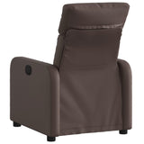 Fauteuil inclinable Marron Similicuir