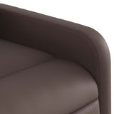 Fauteuil de massage inclinable Marron Similicuir