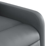 Fauteuil de massage inclinable Gris Similicuir