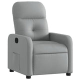 Fauteuil inclinable Gris clair Tissu