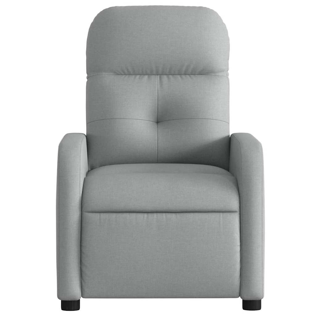 Fauteuil inclinable Gris clair Tissu