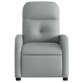 Fauteuil inclinable Gris clair Tissu