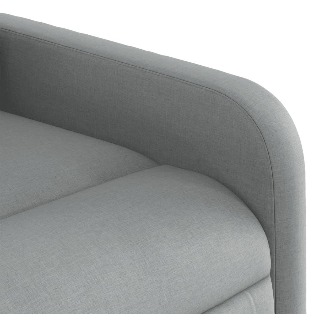 Fauteuil inclinable Gris clair Tissu