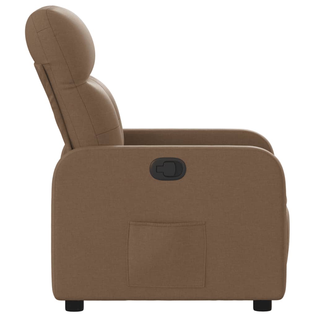 Fauteuil inclinable Marron Tissu