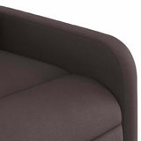 Fauteuil inclinable Marron foncé Tissu