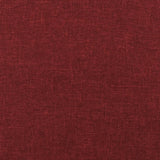 Canapé-lit à 2 places avec deux oreillers rouge bordeaux tissu