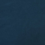 Canapé-lit à 2 places avec deux oreillers bleu velours