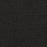 Canapé-lit à 2 places avec deux oreillers noir tissu