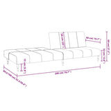 Canapé-lit à 2 places marron velours