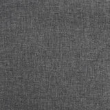 Canapé-lit à 2 places avec deux oreillers Gris foncé Tissu