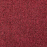 Canapé-lit à 2 places avec deux oreillers rouge bordeaux tissu