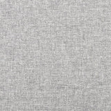 Canapé-lit à 2 places avec deux oreillers gris clair tissu