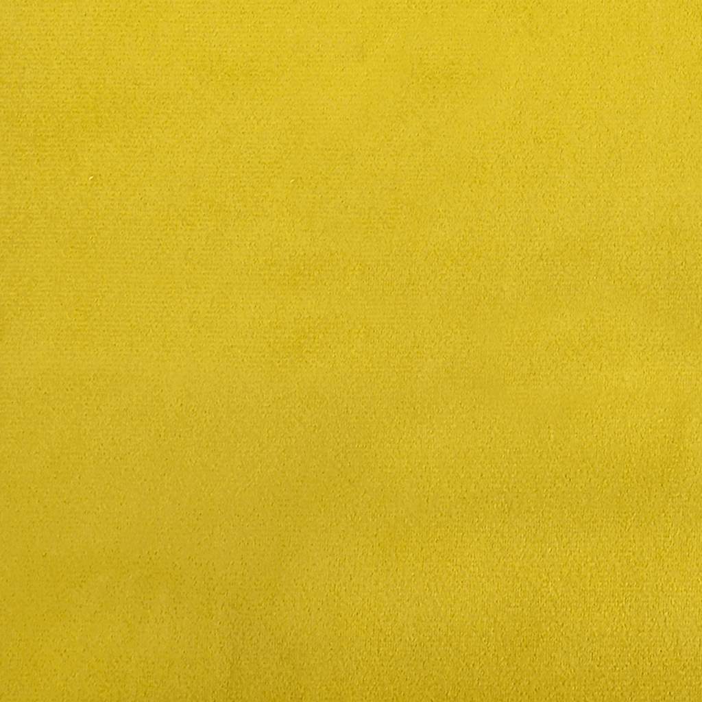 Fauteuil jaune velours