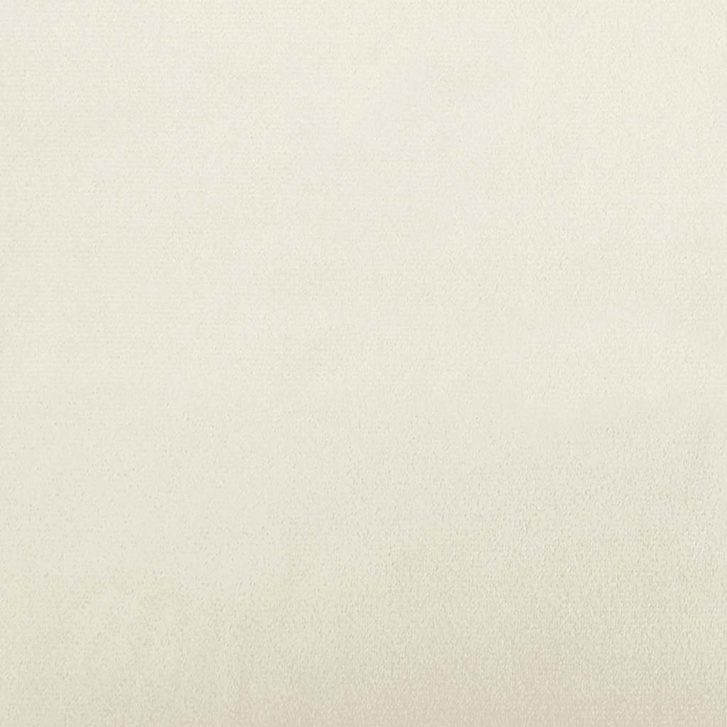 Canapé à 3 places crème velours