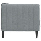 Fauteuil gris clair tissu