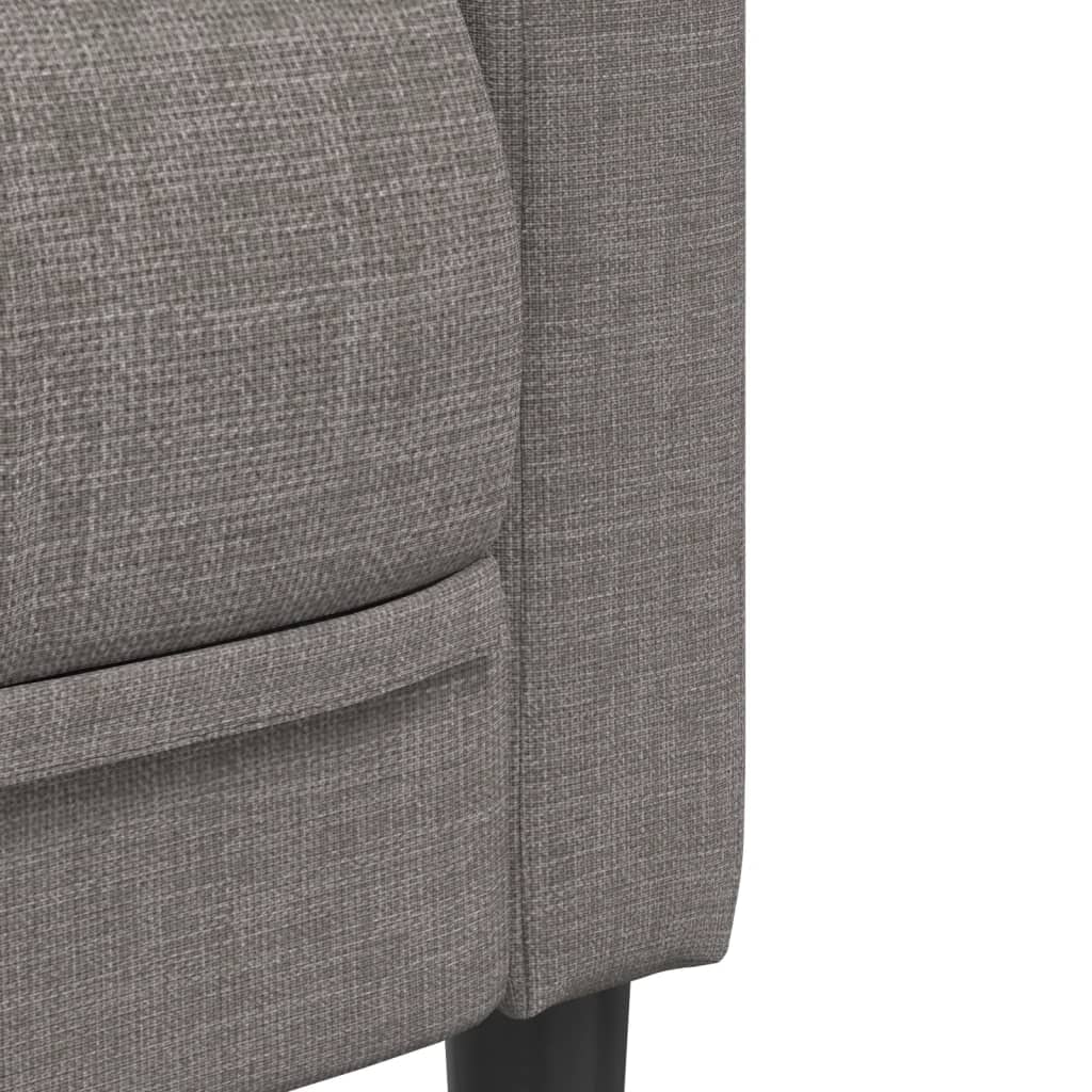 Fauteuil taupe tissu