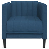 Fauteuil bleu tissu