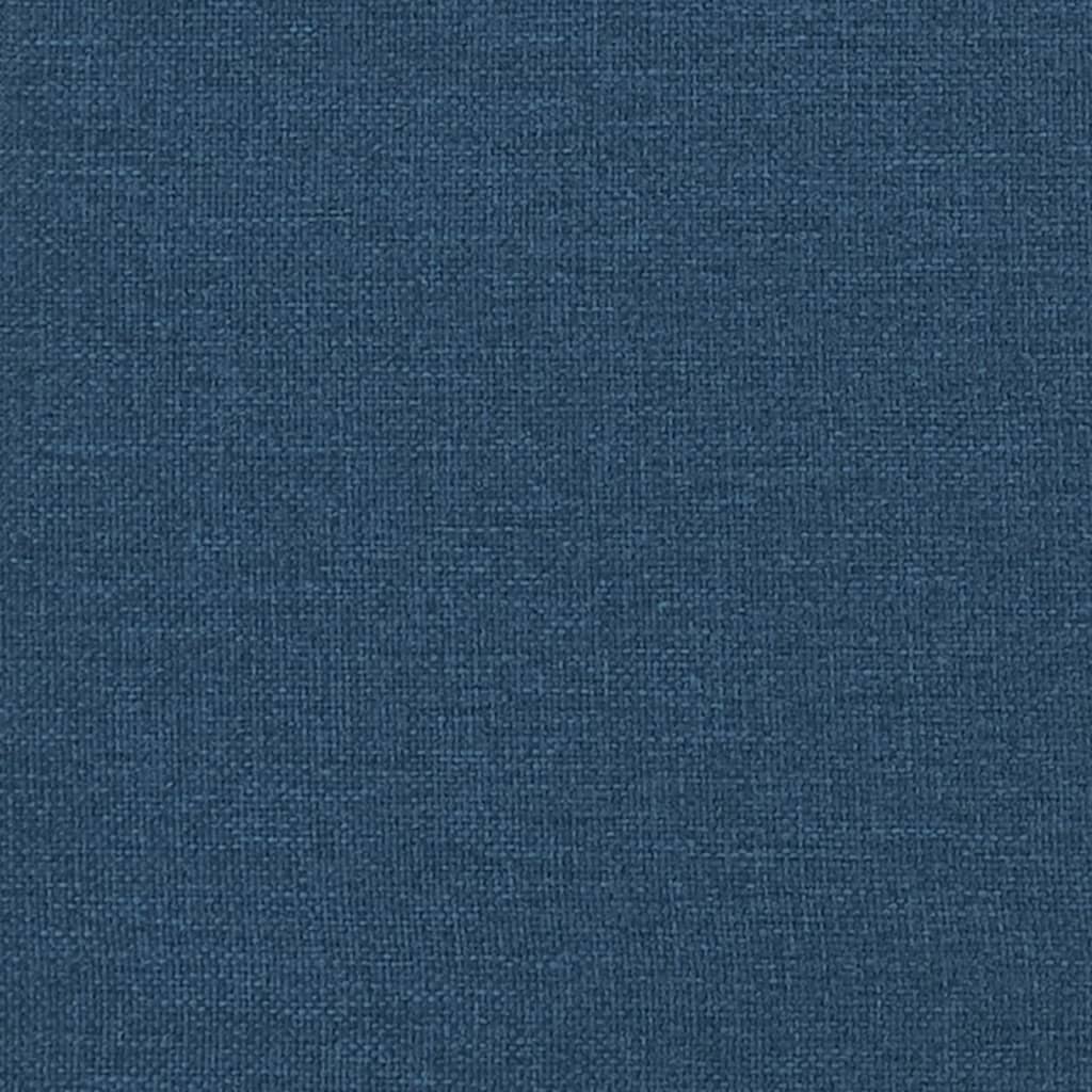 Canapé à 2 places bleu tissu