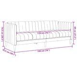 Canapé à 3 places marron similicuir daim