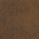 Fauteuil Chesterfield marron similicuir daim