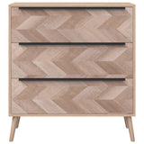 Commode Lusk 03A chêne sonoma 80x38,5x87 cm