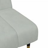 Ensemble de canapés 2 pcs gris clair velours