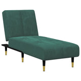 Ensemble de canapés 2 pcs vert foncé velours