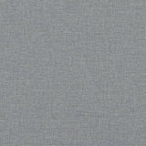 Canapé-lit à 2 places avec repose-pied gris clair tissu