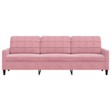 Canapé à 3 places Rose 210 cm Velours