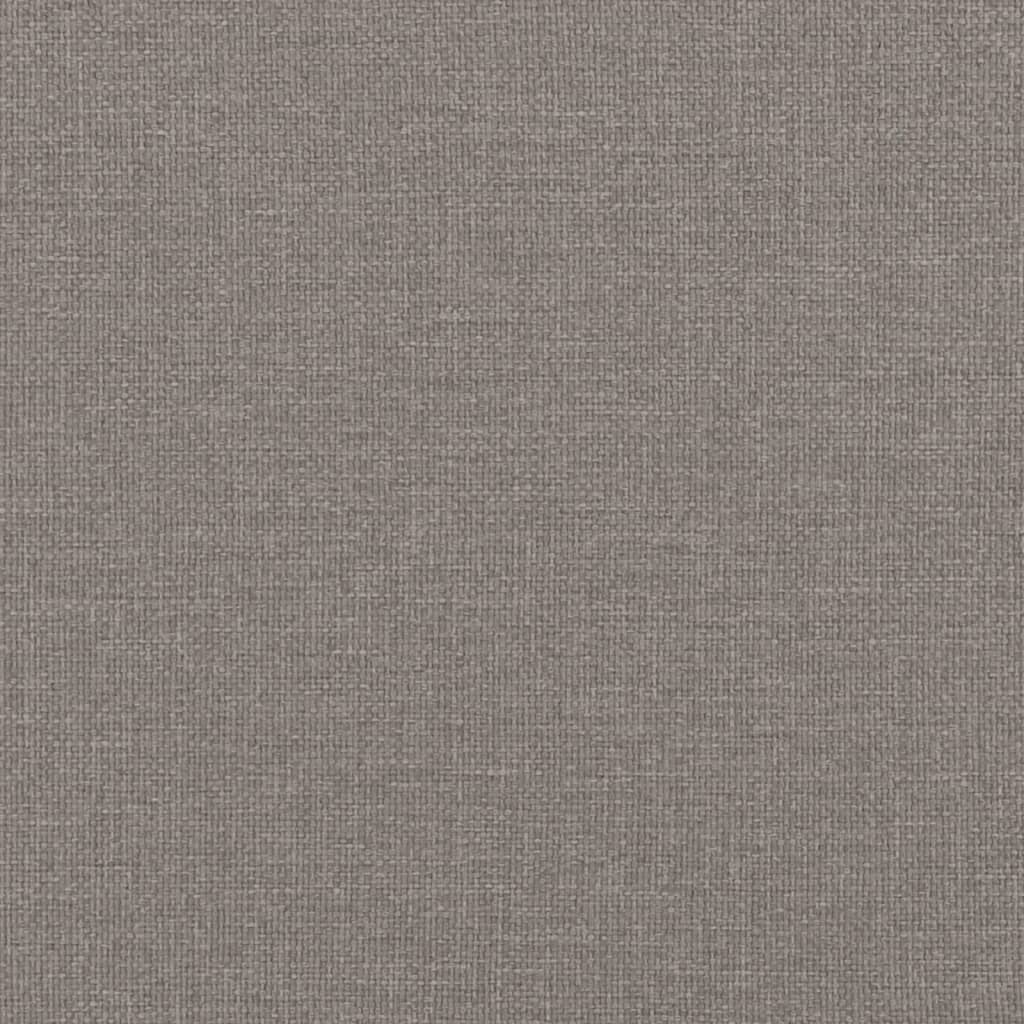 Ensemble de canapés 3 pcs avec coussins décoratifs taupe tissu
