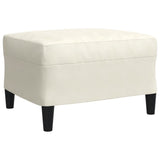 Ensemble de canapés 4 pcs avec coussins Crème Velours