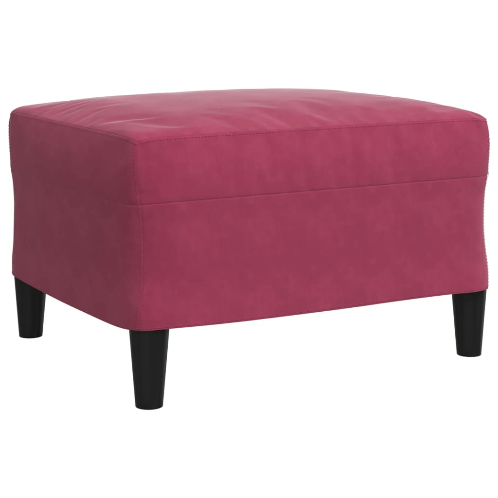 Ensemble de canapés 4 pcs avec coussins et traversins velours