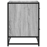 Commode sonoma gris 70x41x56 cm bois d'ingénierie