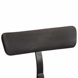 Tabourets de bar lot de 2 noir 49x43x88 cm bois manguier massif