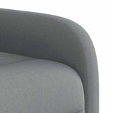 Fauteuil inclinable électrique Gris clair Tissu