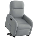 Fauteuil inclinable Gris clair Tissu