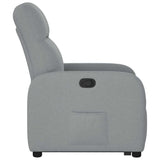Fauteuil inclinable Gris clair Tissu