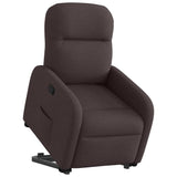Fauteuil inclinable marron foncé tissu