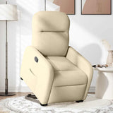 Fauteuil inclinable Crème Tissu
