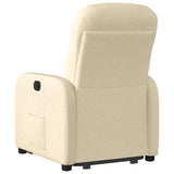 Fauteuil inclinable Crème Tissu